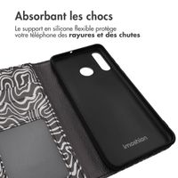 imoshion Étui de télephone portefeuille Design Huawei P30 Lite - Black And White