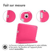 imoshion Coque kidsproof avec poignée Apple iPad 9 (2021) 10.2 pouces / iPad 8 (2020) 10.2 pouces / iPad 7 (2019) 10.2 pouces - Rose