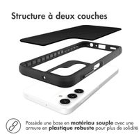 imoshion Rugged Hybrid Carbon Case Samsung Galaxy A25 (5G) - Noir