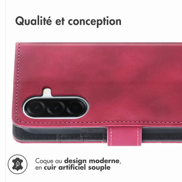 imoshion Etui de télephone portefeuille avec cordon Samsung Galaxy A37 (5G) - Rouge