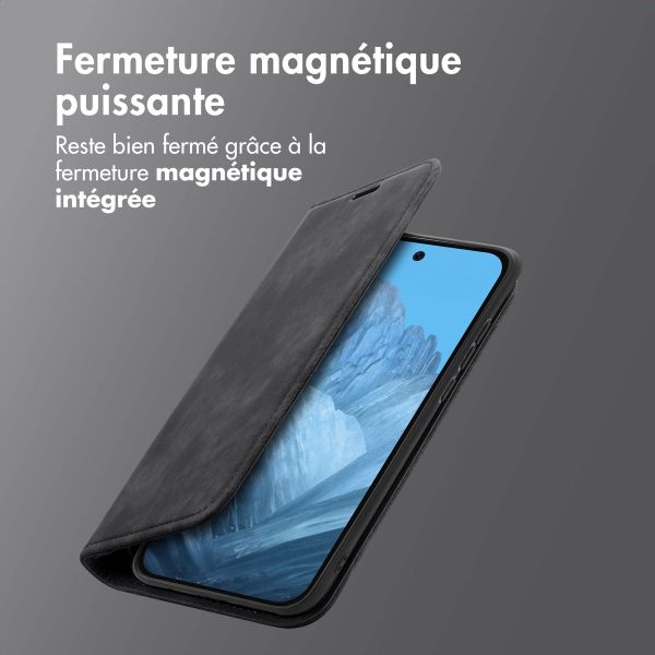 imoshion Étui de téléphone portefeuille Slim Google Pixel 9 / 9 Pro - Noir