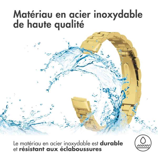 imoshion Bracelet en acier le Fitbit Luxe - Dorée