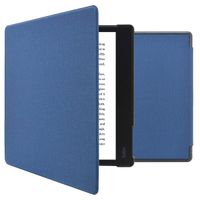 imoshion Étui de liseuse portefeuille Canvas Kobo Elipsa 2E - Bleu foncé