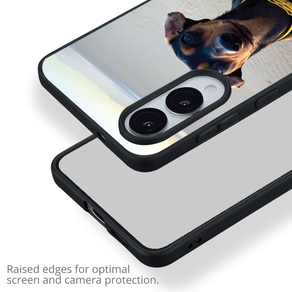 Concevez votre propre coque en gel Samsung Galaxy S25 Edge - Noir