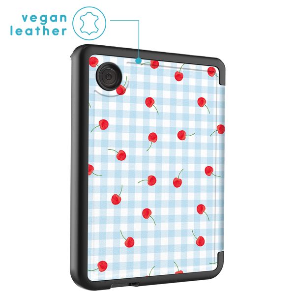 imoshion Étui de liseuse portefeuille design Pliable Kobo Clara Colour / BW - Cherry Check