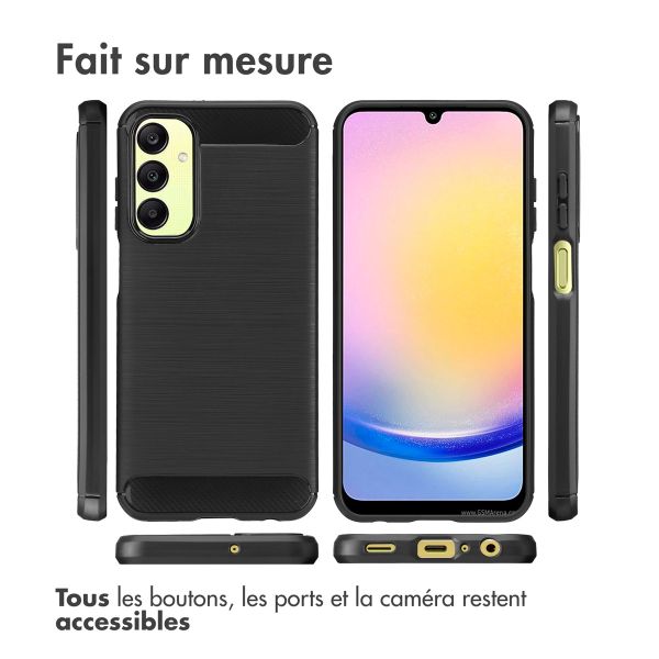 imoshion Coque Brushed Samsung Galaxy A25 (5G) - Noir