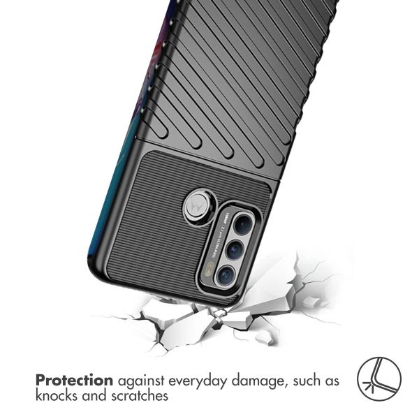 imoshion Coque Arrière Thunder Motorola Moto G60 - Noir