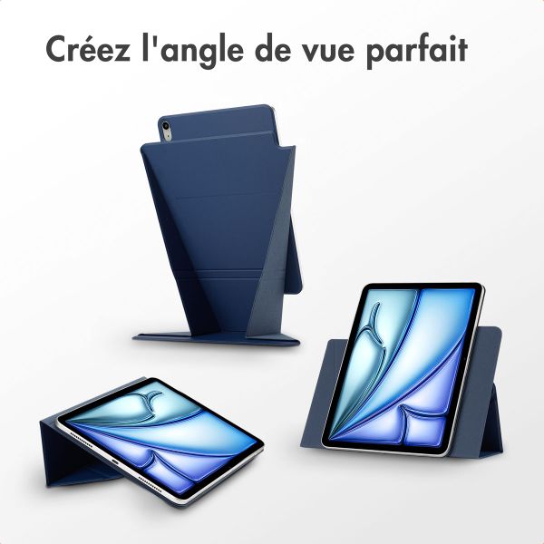 Accezz High Stand tablet case Apple iPad Air 11 pouces (2025) M3 / (2024) M2 / Air 5 (2022) / Air 4 (2020) - Bleu foncé