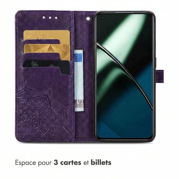 imoshion Etui de télephone Mandala OnePlus 11 - Violet