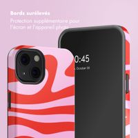 Selencia Coque arrière Vivid avec MagSafe Apple iPhone 13 - Dream Swirl Pink