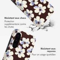 Selencia Coque arrière Vivid Samsung Galaxy A36 / A56 - Choco Flower Pop