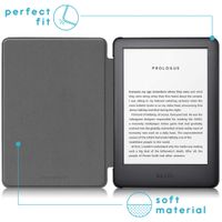 imoshion Étui de liseuse portefeuille Slim Hard Amazon Kindle 10 - Noir