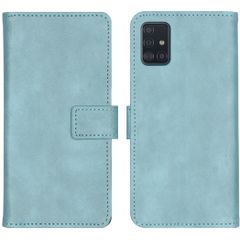 imoshion Étui de télephone portefeuille de luxe Samsung Galaxy A51 - Bleu clair