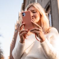 imoshion Coque de couleur avec cordon amovible iPhone Xs / X - Peach