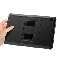 Accezz Coque arrière robuste Samsung Galaxy Tab A9 Plus - Noir