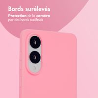 imoshion Coque Couleur Samsung Galaxy S25 Edge - Bubblegum Pink