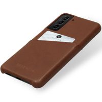 Selencia Coque arrière en cuir végétalien Vayu Galaxy S21 - Brun