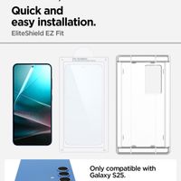 Spigen EliteShield EZ Fit avec plateau d'installation - 1 pack Samsung Galaxy S25