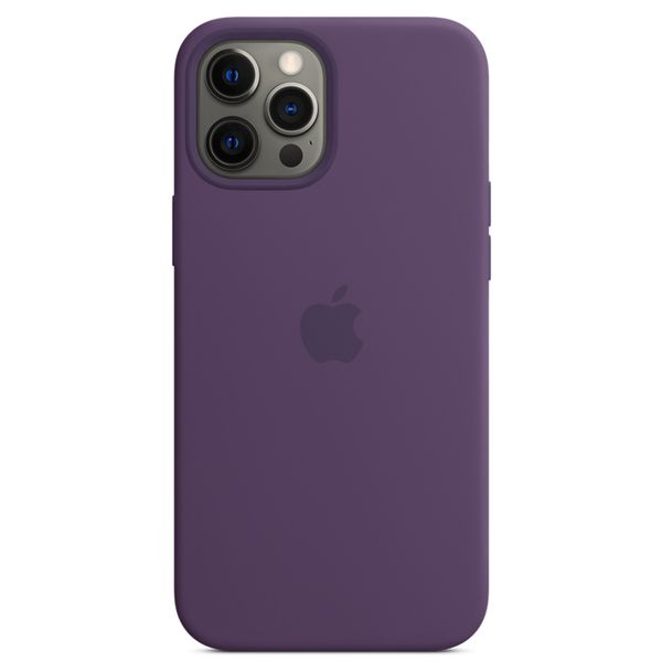 Apple Coque en silicone MagSafe Apple iPhone 12 Pro Max - Amethyst