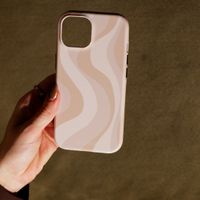 Selencia Coque arrière Vivid avec MagSafe Apple iPhone 17e / 16e - Desert Waves Beige