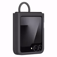 Samsung Original Coque en silicone Ring Samsung Galaxy Z Flip 6 / Flip 7 FE - Black