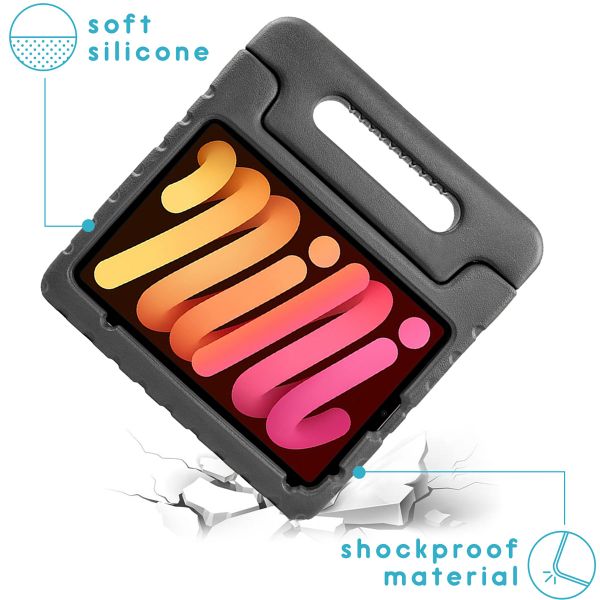imoshion Coque kidsproof avec poignée Apple iPad Mini 7 (2024) / iPad Mini 6 (2021) - Noir