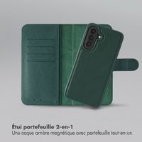 Selencia Étui portefeuille amovible Olyn avec MagSafe Samsung Galaxy A57 (5G) - Vert