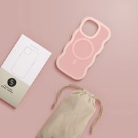Selencia Coque arrière Wavy avec MagSafe Apple iPhone 13 Pro - Soft Pink