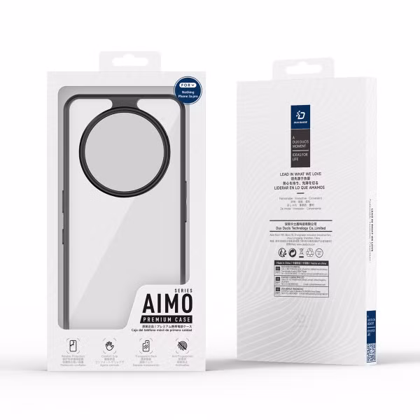 Dux Ducis Coque arrière Aimo Nothing Phone (3a) Pro - Transparent