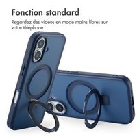 Accezz Coque Ring Stand avec MagSafe Apple iPhone 17 - Bleu