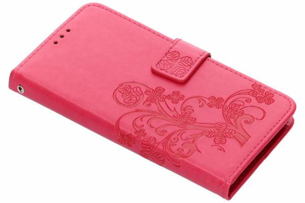 Etui de téléphone Fleurs de Trèfle Motorola Moto G6