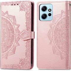 imoshion Etui de télephone Mandala Xiaomi Redmi Note 12 (4G) - Rose Doré