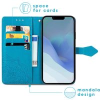 imoshion Etui de télephone Mandala Apple iPhone 14 / 13 - Turquoise
