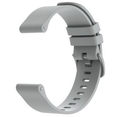 imoshion Bracelet sport en silicone avec boucle - Connexion universelle 20 mm - Gris