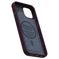 Njorð Collections Coque Salmon Leather MagSafe iPhone 14 - Rust