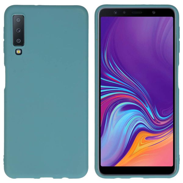 imoshion Coque Couleur Samsung Galaxy A7 (2018) - Vert foncé