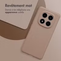 imoshion Coque Couleur Xiaomi Redmi Note 14 Pro (5G) - Marron