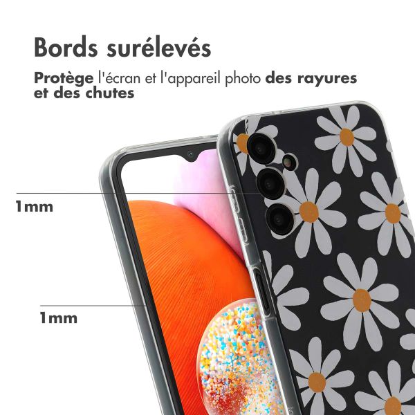 imoshion Coque Design Samsung Galaxy A14 (5G/4G) - Daisy flower