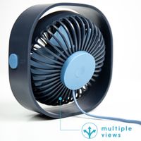 imoshion ﻿Ventilateur de bureau USB - Bleu