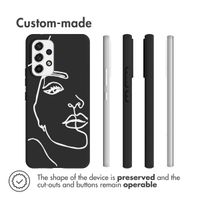 imoshion  Coque Design Samsung Galaxy A53 - Line Art Woman Black 