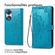 imoshion Etui de téléphone portefeuille Mandala Oppo A58 (4G) - Turquoise