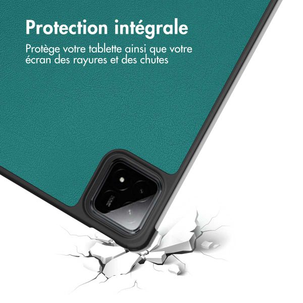 imoshion Coque tablette Trifold Xiaomi Pad 7 / 7 Pro - Vert foncé