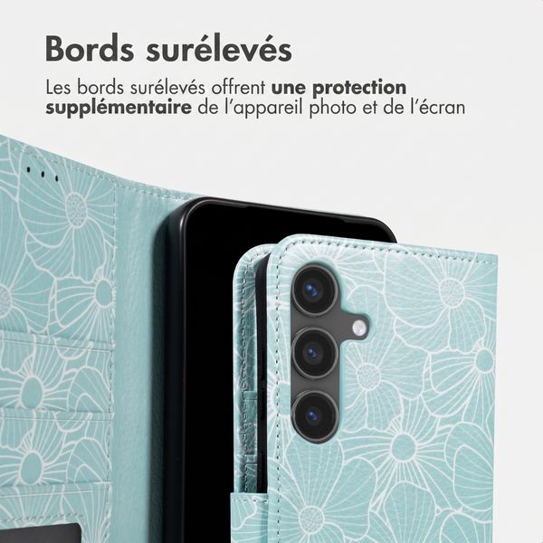 imoshion Étui de télephone portefeuille Design Samsung Galaxy S24 - Botanica