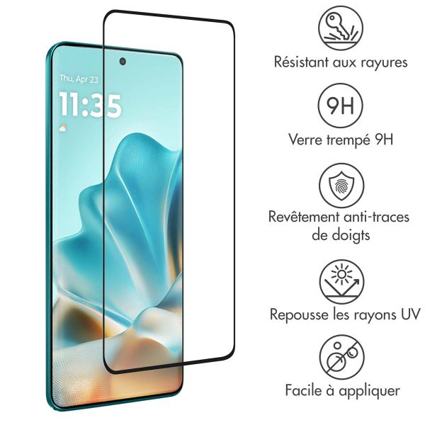 Accezz Protection d'écran en verre trempé Motorola Edge 60 Fusion
