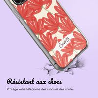 Coque personnalisée avec des fleurs iPhone 11 - Transparent