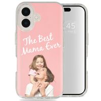 Concevez votre propre coque transparente Apple iPhone 16 Plus - Transparent