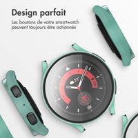 imoshion Coque rigide à couverture complète Samsung Galaxy Watch 5 - 40 mm - Vert foncé