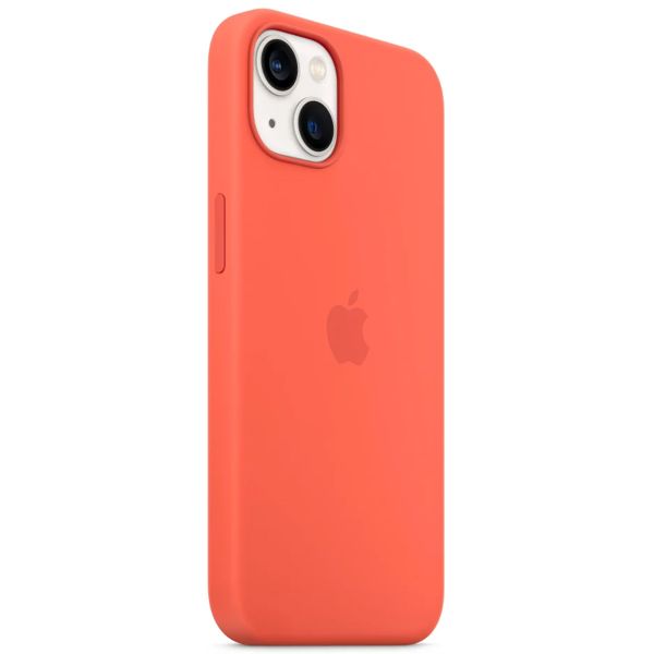 Apple Coque en silicone MagSafe Apple iPhone 13 Mini - Nectarine