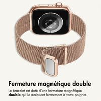 imoshion Bracelet magnétique milanais Apple Watch | 44/45/46/49 mm - Rose Gold