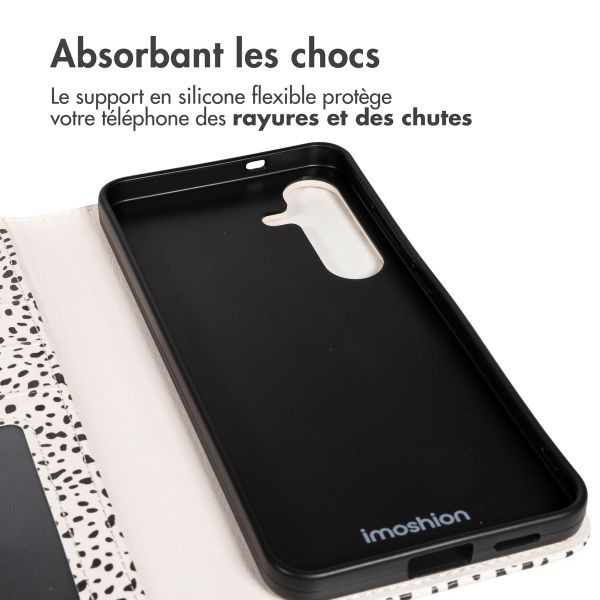 imoshion Étui de télephone portefeuille Design Samsung Galaxy S25 FE - Desert Dots
